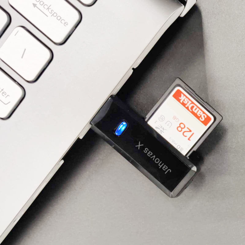 [Australia - AusPower] - USB 3.0 SD Card Reader for PC, Laptop, Mac, Windows, Linux, Chrome, SDXC, SDHC, SD, MMC, RS-MMC, Micro SDXC Micro SD, Micro SDHC Card and UHS-I Cards (Black) USB 3.0 SD Card Reader (Black) 