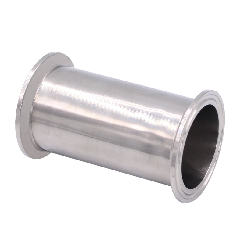 [Australia - AusPower] - DERNORD Sanitary Spool Tube with Clamp Ends,Stainless Steel 304 Seamless Round Tubing with 1.5 inch Tri Clamp 50.5MM Ferrule Flange (Tube Length: 2 Inch / 51MM) Tube Length: 2 inch /51 mm 