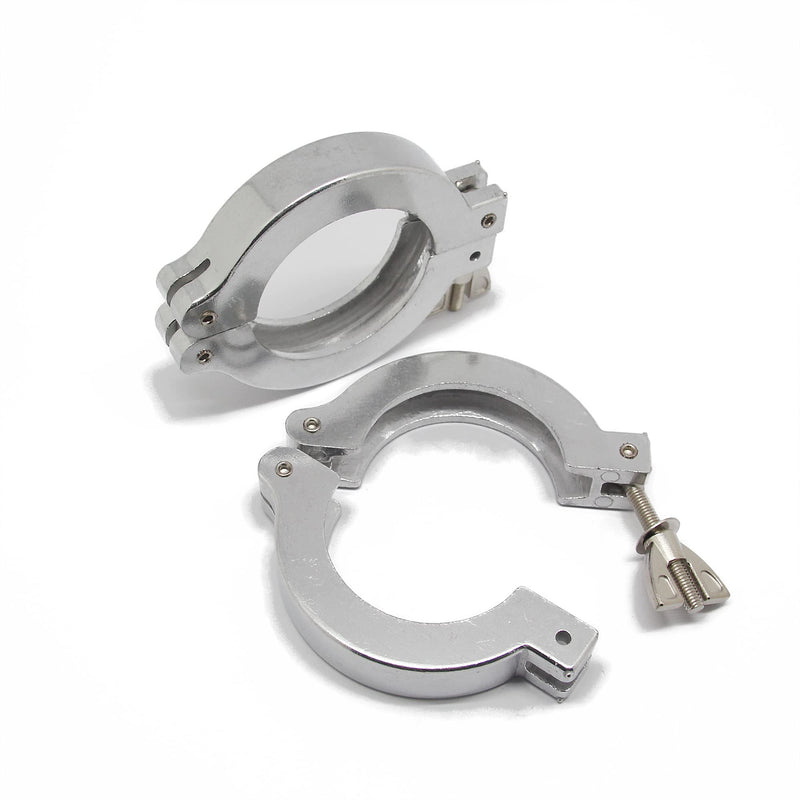 [Australia - AusPower] - QMINOX KF50 Aluminium Clamp KF Flange fittings NW50 Clamp 2 Pack 