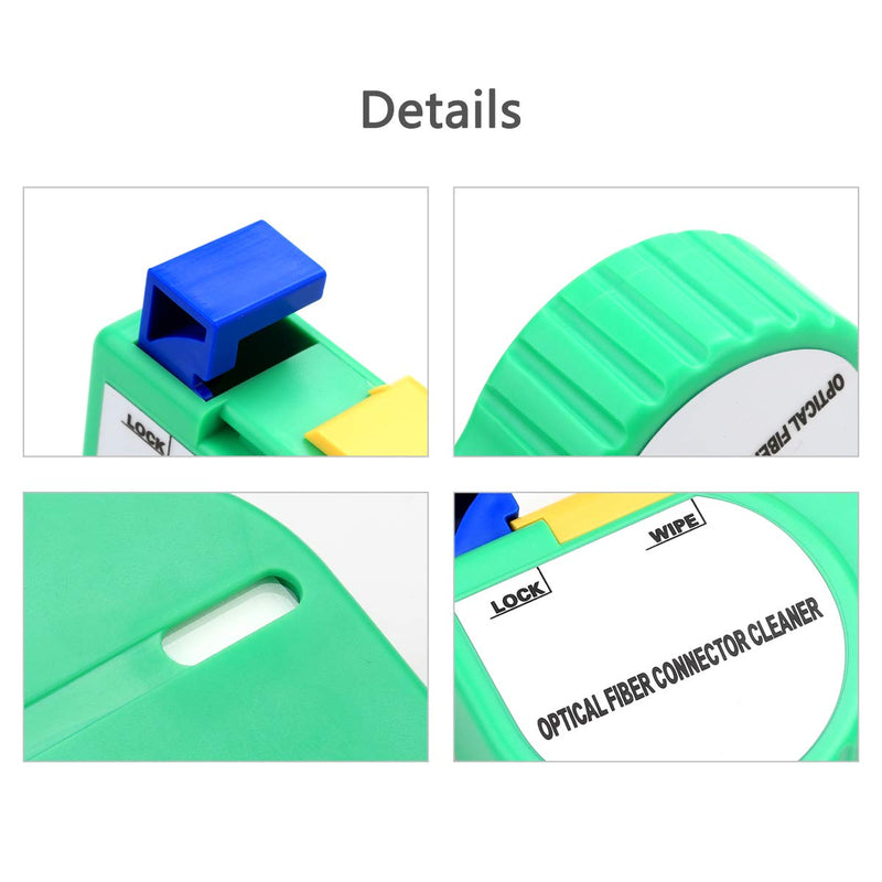 [Australia - AusPower] - Fiber Optic Connector Cleaner Ferrule Reel Inspection Tool Cleaning Equipment for SC ST FC Connector Adaptor 