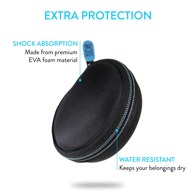 [Australia - AusPower] - TUDIA EVA Empty Travel Portable Storage Hard Carrying Case for Wrist Watch/Smart Watch/Fitbit Watches/Replacement Strap [CASE ONLY] 