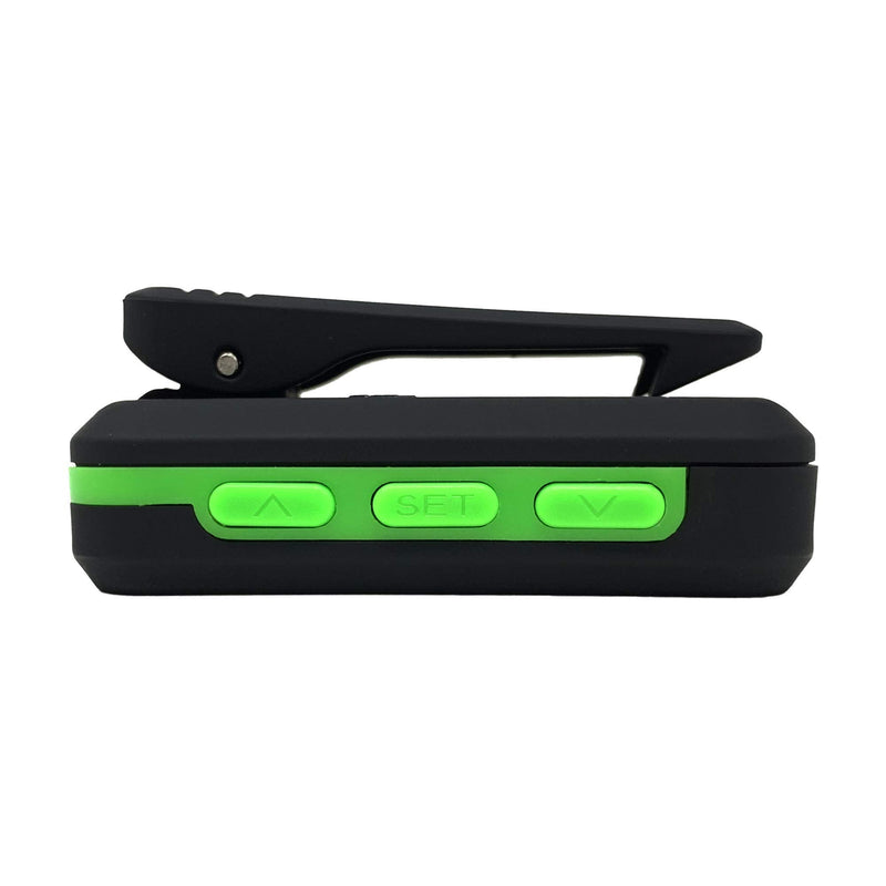 [Australia - AusPower] - Gymboss Plus Interval Timer and Stopwatch Watchstrap - Bundle Black / Green 