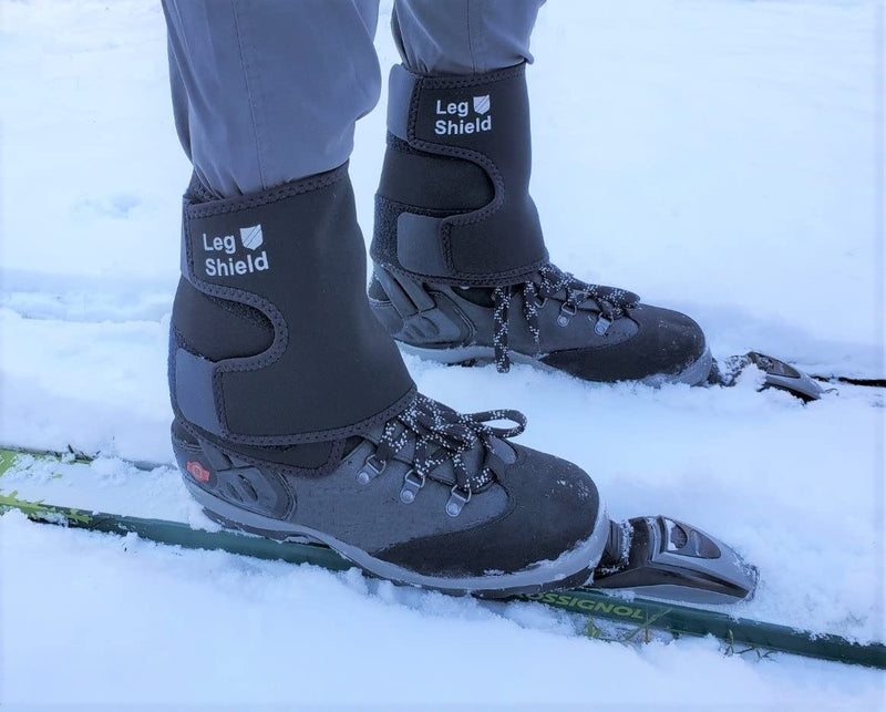 [Australia - AusPower] - Leg Shield Low Gaiters - Hook & Loop Design for Easy On/Off - Neoprene Leg Gaiters for Hiking, Cross Country Skiing, Yard Work - Comfortable, Snug Fit (Pair) 