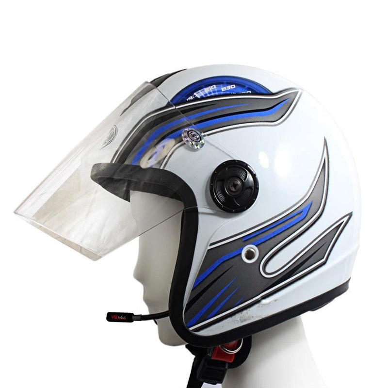 [Australia - AusPower] - VR-robot Wireless Motorcycle Helmet Headset Work with Bluetooth, Motorcycle Intercom Headset, Wireless Helmet Heaphones, Wireless Helmet Communication Systems For Motor Motorbike, Motor Helmet Headset MH01 