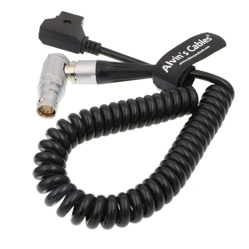 [Australia - AusPower] - Alvin's Cables Arri Alexa Mini Camera Coiled Power Cable 8 Pin Female Right Angle to D Tap coiled cable Right angle 8 pin 