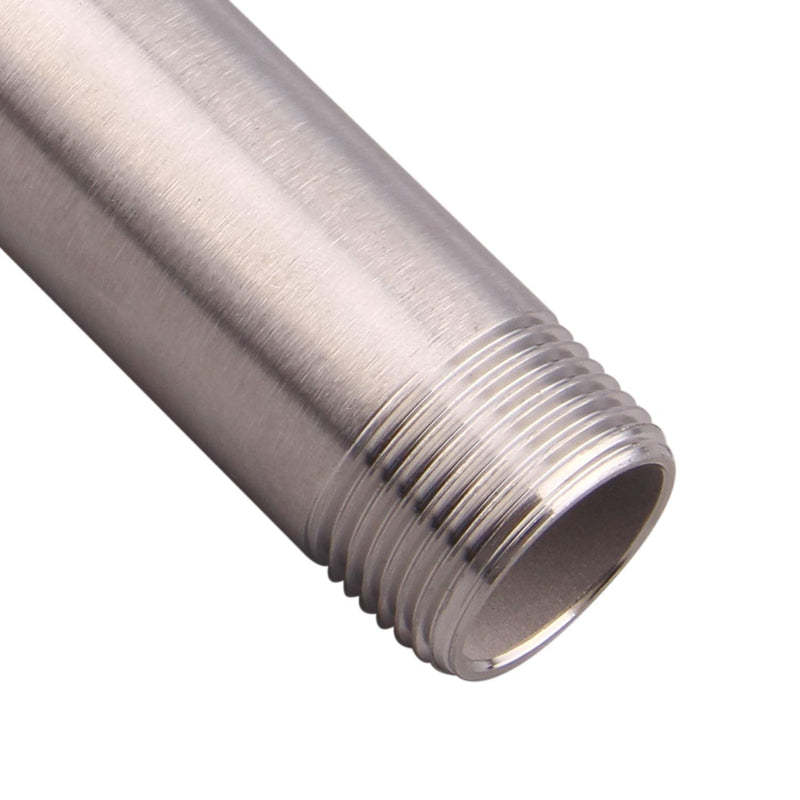 [Australia - AusPower] - DERPIPE 3/4" X 3/4" NPT Male Nipple Stainless Steel 304 Cast Pipe Coupling fitting 6" Length 3/4" Male NPT 