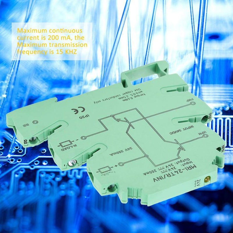 [Australia - AusPower] - Signal Converter, NPN PNP Signal Converter, MRI-24TR/INV PLC Sensor Polar IO Level Conversion Module 