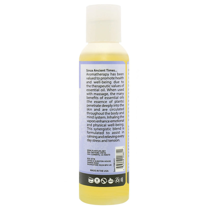 [Australia - AusPower] - Plantlife Aromatherapy Massage Oil (Detox, Lavender, Relax, Sore Muscle) - 4 Pack 