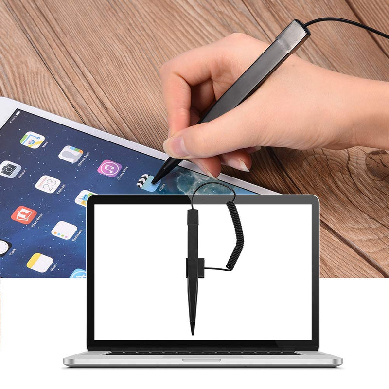 [Australia - AusPower] - Stylus Pen,Tangxi Spring Resistance Stylus Pen with Spring Rope Capacitive Touch Screen for Car Navigation GPS 