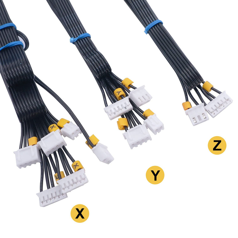 [Australia - AusPower] - mankk 3D Printer Endstop Limit Switch Accessory with X Y Z Stepper Motor Cables Line for Ender 3 / Ender 3X / Ender 3 Pro/Ender 3 Prox CR-10 10S M-F-021-XYZ 
