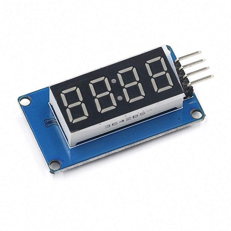 [Australia - AusPower] - DAOKI 5PCS LED Display Module TM1637 7 Segment 4 Bits Common Anode Clock Red Digital Tube for Arduino with Dupont Cable Male to Female 8 PIN 