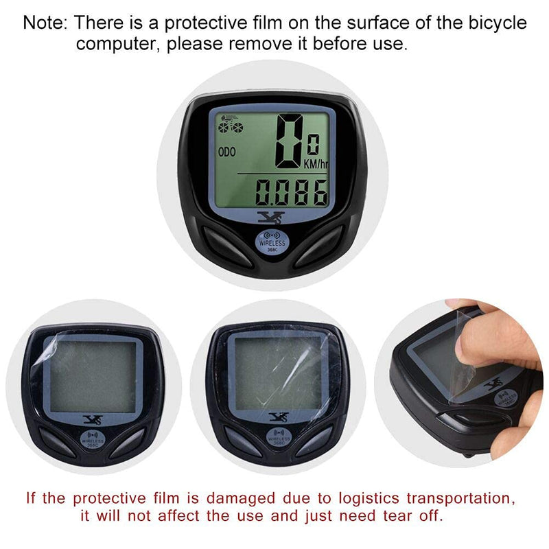 [Australia - AusPower] - SY Bicycle Speedometer and Odometer Wireless Waterproof Cycle Bike Computer with LCD Display & Multi-Functions by YS 
