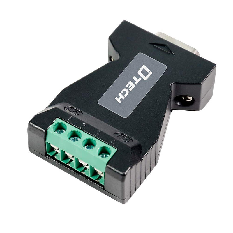 [Australia - AusPower] - DTECH RS232 to RS485 Converter Serial Adapter with 4 Position Terminal Block for Long Haul Data Communication Supports 600W Anti-Surge 