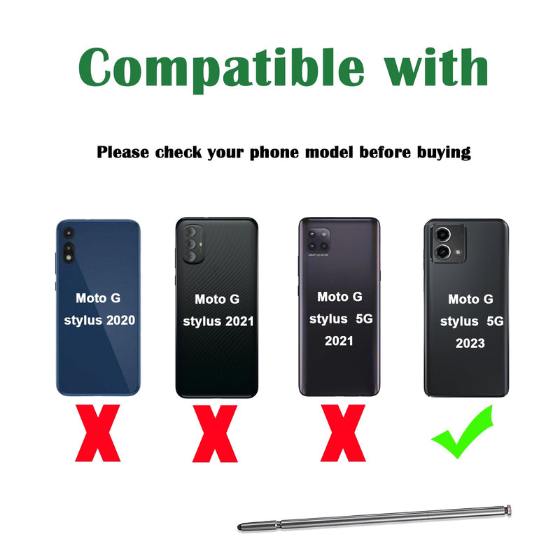 [Australia - AusPower] - for Moto G Stylus 2023 Stylus Pen Replacement for Motorola Moto G Stylus 5G (2023) Pen Touch Pen Moto G 2023 Stylus Pen (Rose Gold) 