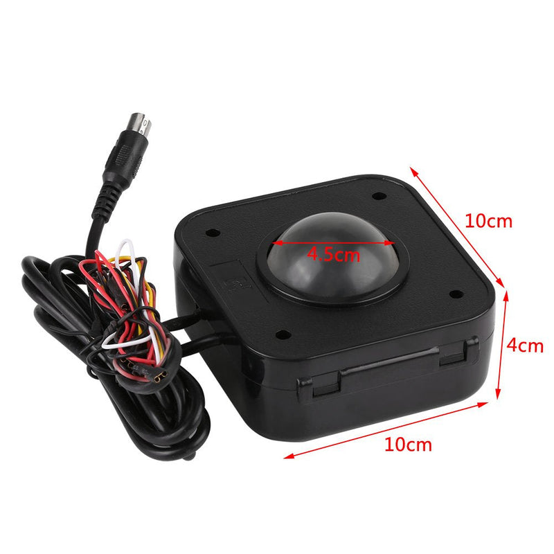 [Australia - AusPower] - LED Arcade Trackball Mouse -- Illuminated 4.5cm Round LED Trackball Mouse PS/2 PCB Connector for Arcade for Arcade Machine Accessories-Game Machine 