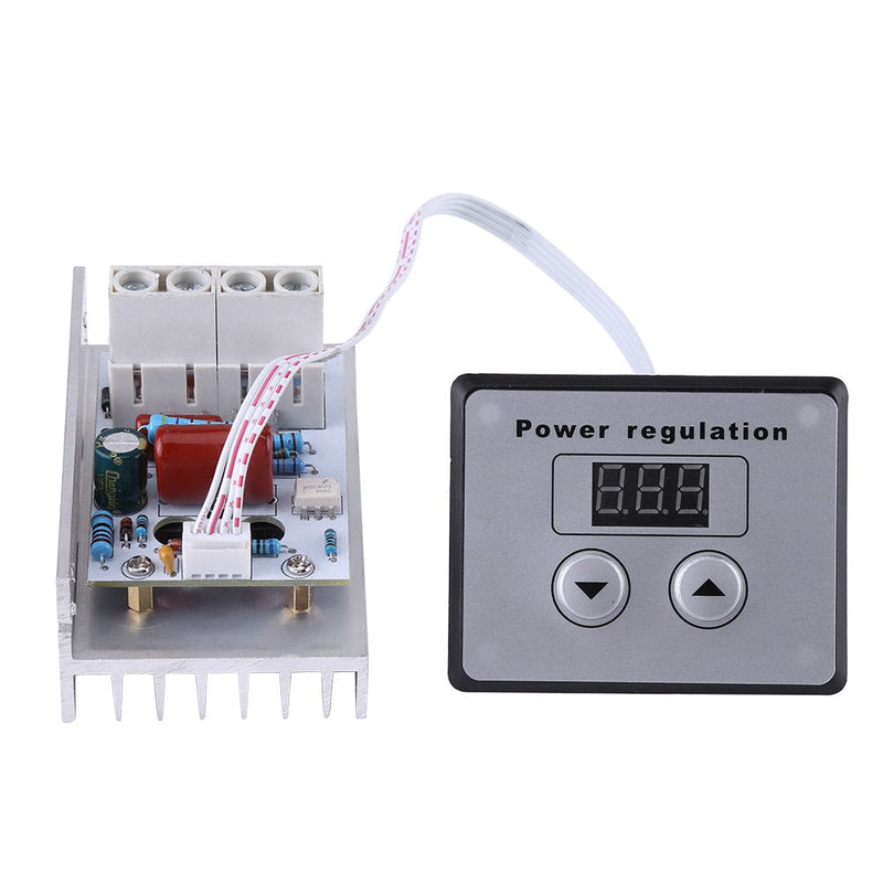 [Australia - AusPower] - 10000W SCR Digital Voltage Regulator Module Board Speed Control Dimmer Thermostat AC 220V 80A 