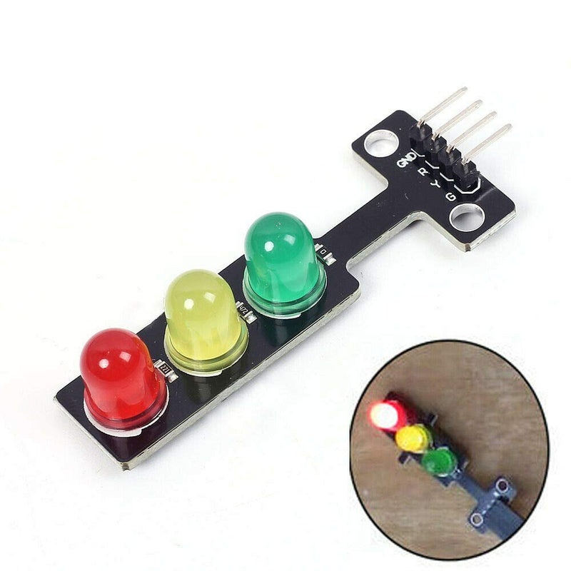 [Australia - AusPower] - 5Pcs Mini-Traffic Light 5V 5mm LED Display Module for Arduino Creative DIY Kit 