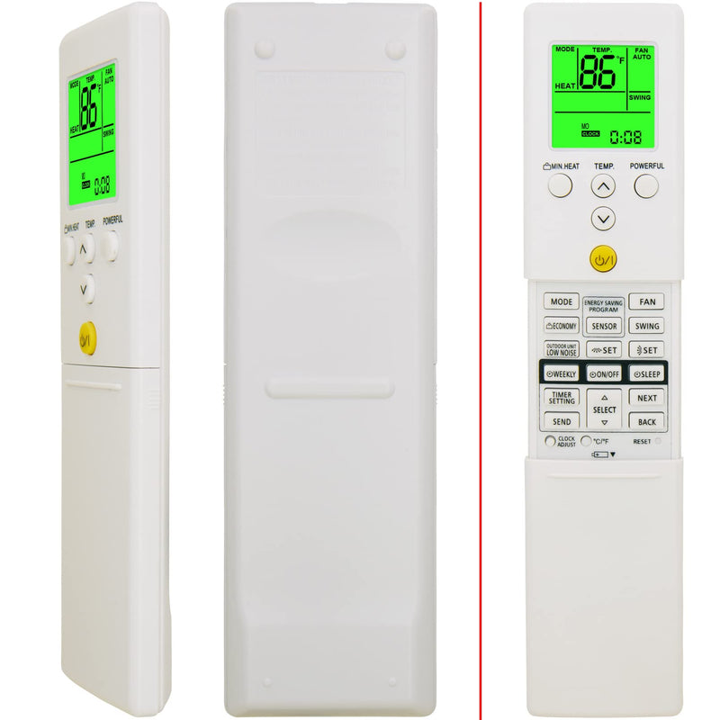 [Australia - AusPower] - RCECAOSHAN Replacement for Fujitsu Air Conditioner Remote Control AR-RED1U ARRED1U AOU9RLS2 AOU12RLS2 AOU15RLS2 ASU9RLS2 ASU12RLS2 ASU15RLS2 Display in Both Fahrenheit and Celsius 