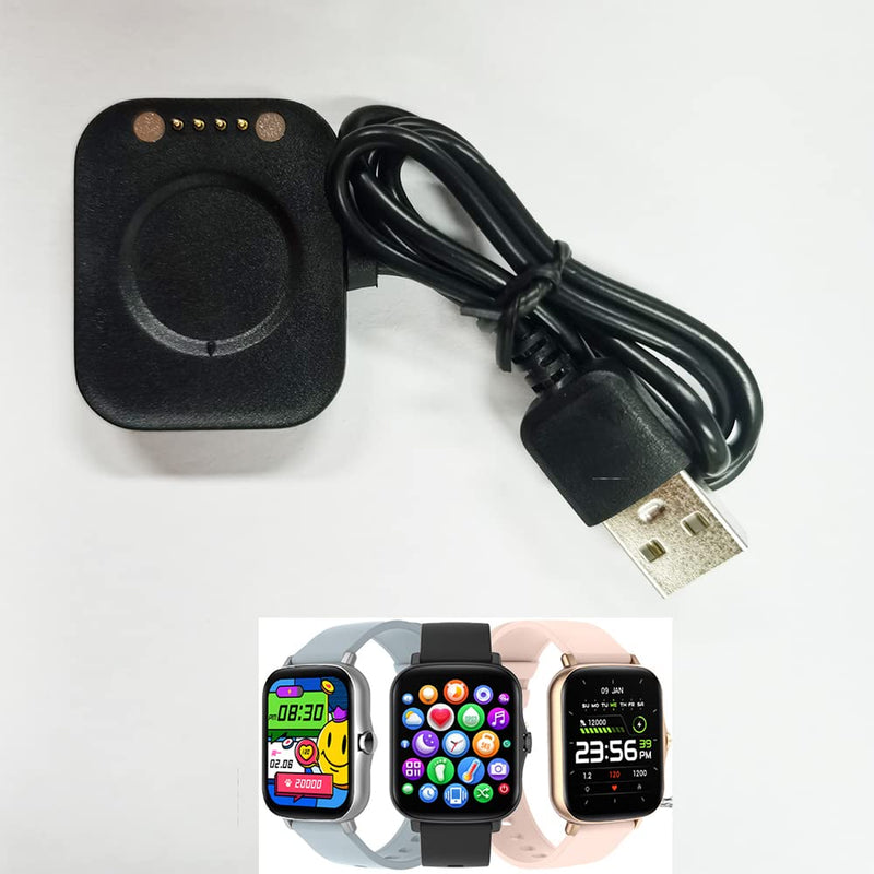 [Australia - AusPower] - Smart Watch USB Charger Cable Compatible with Geelyda Y20Pro Smart Watch with Call 