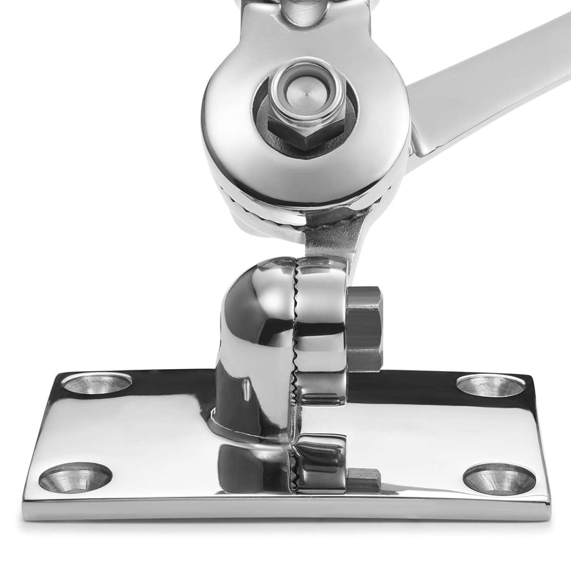 [Australia - AusPower] - ZOMCHAIN Marine VHF Antenna Mounts, Ratchet Mount, 316 Stainless Steel Adjustable Base Mount for Boat 