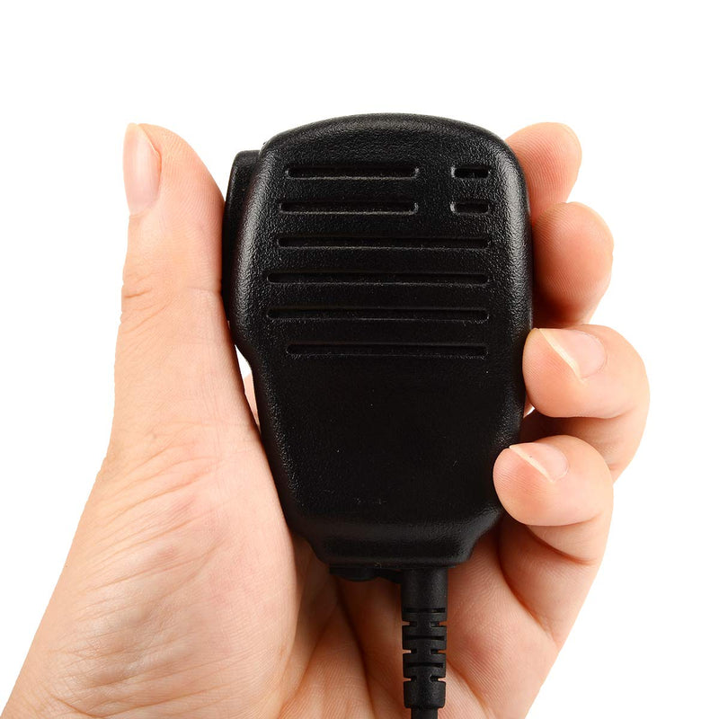 [Australia - AusPower] - SAMCOM Two Way Radio Speaker Mic Walkie Talkie Handheld Hand Mic, 2 Pin K Type Remote Plam Shoulder Microphone for SAMCPM FPCN10A/30A/FWCN30A, 1 Pack 