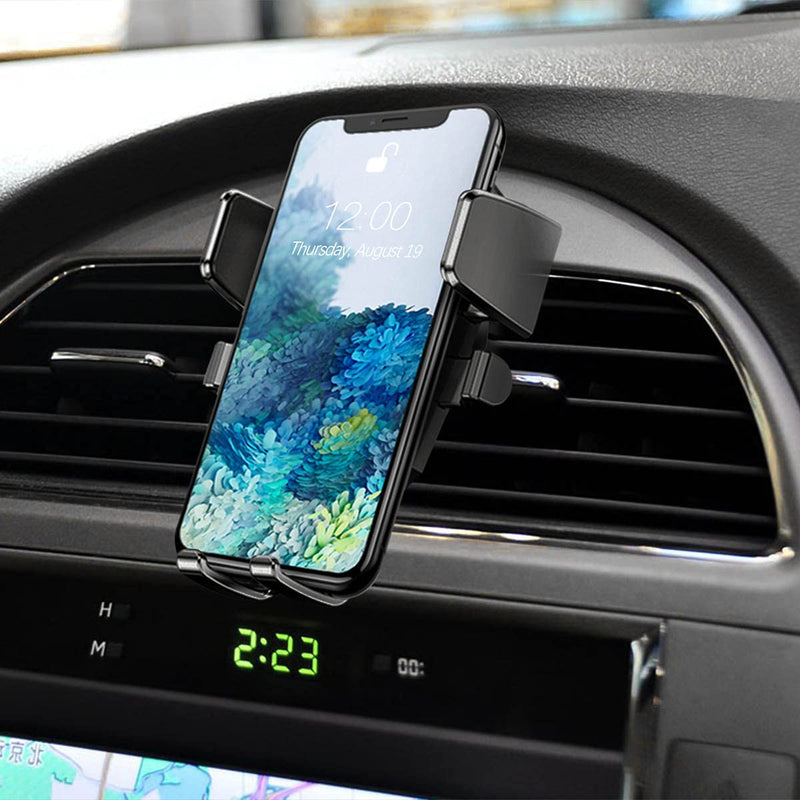 [Australia - AusPower] - Phone Holder for Car, 360°Rotatable Car Phone Mount for Windshield Dashboard Air Vent, Universal for All Cell Phone and More Devices with Suction Cup and Clip 