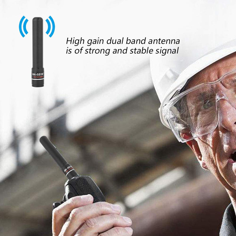 [Australia - AusPower] - Tosuny 2 Way Radio High Gain Dual Band Short Antenna for Vertex and for Yaesu Handheld Radios VX-1R, VX-2R, VX-3R, VX-3E, VX-5R,VX-177, VX-170, VX-7R, VX-6R, VX-1R, VX-2R, VX-5R, FT-60R 