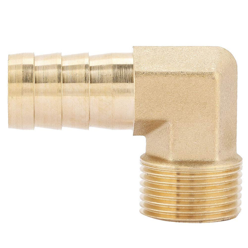 [Australia - AusPower] - Pipe Barb Swivel Elbow Plumbing Connection Crimp Fittings, 90 Degree Elbow G3/4" Male Thread Barbed Pipe Fitting x 3/4" Hose Barb 