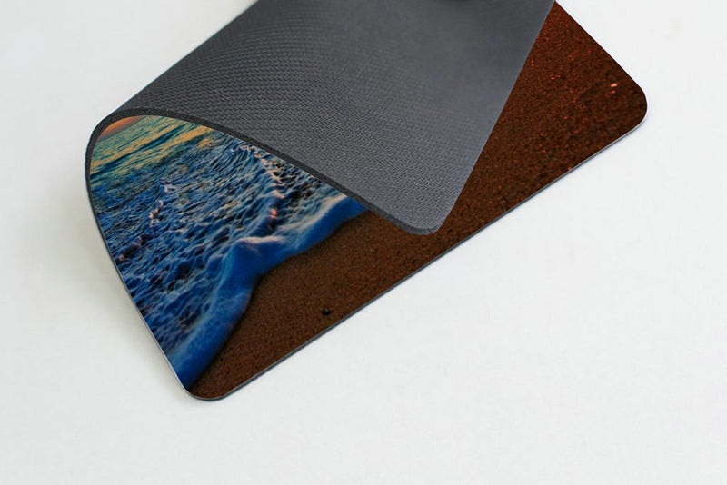 [Australia - AusPower] - Hawaiian Mouse Pad by Smooffly, Pacific Sunrise at Lanikai Beach, Hawaii Colorful Sky Wavy Ocean Surface Scene,Customized Rectangle Non-Slip Rubber Mousepad Gaming Mouse Pad, 9.5 X 7.9 Inches SM-11 