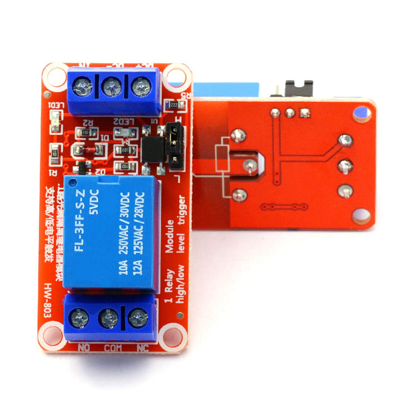 [Australia - AusPower] - CenryKay 5V 1 Channel Relay Module，Optocoupler Isolation Support High and Low Level Trigger (10PCS) 