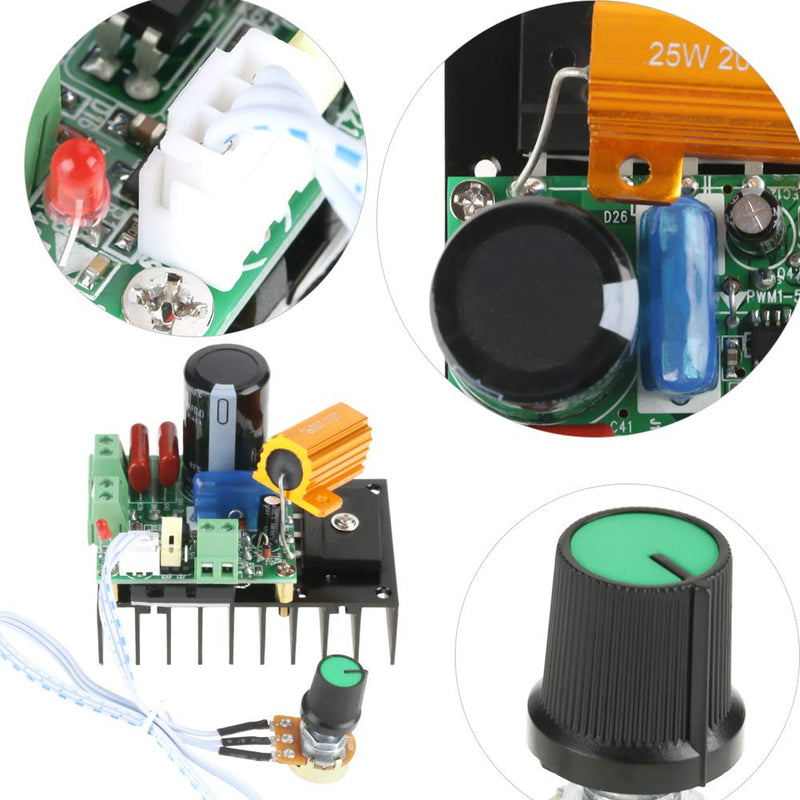 [Australia - AusPower] - DM-1105S-L 400W 15-160V DC Motor Speed Controller 12-110V AC Speed Regulator With Brush 