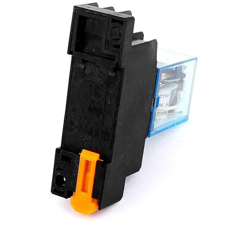 [Australia - AusPower] - uxcell MY2N-J 110VAC Coil DPDT Electromagnetic Power Relay with Socket Base, 8 Pin 