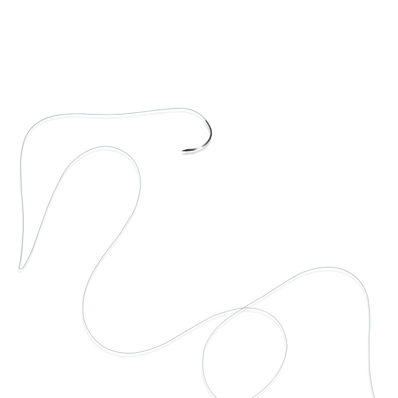 [Australia - AusPower] - Vision Scientific VSN4001 75cm Nylon Suture Thread W Curved Needle 24 PK | Exceptionally Smooth Surface | Superior Tensile Strength |Excellent Knot Security |W Manual(Educational & Training Use Only) 