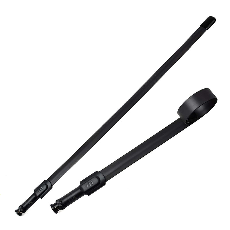 [Australia - AusPower] - HYS BNC Base Antenna, Dual Band VHF UHF HT 144/430Mhz Tactical Foldable Antennas for Icom V86 IC-2GAT IC-V8 IC-T7H Yaesu FT-530 Uniden BCD325P2 BC125AT Portable BNC Radio&Scanner 