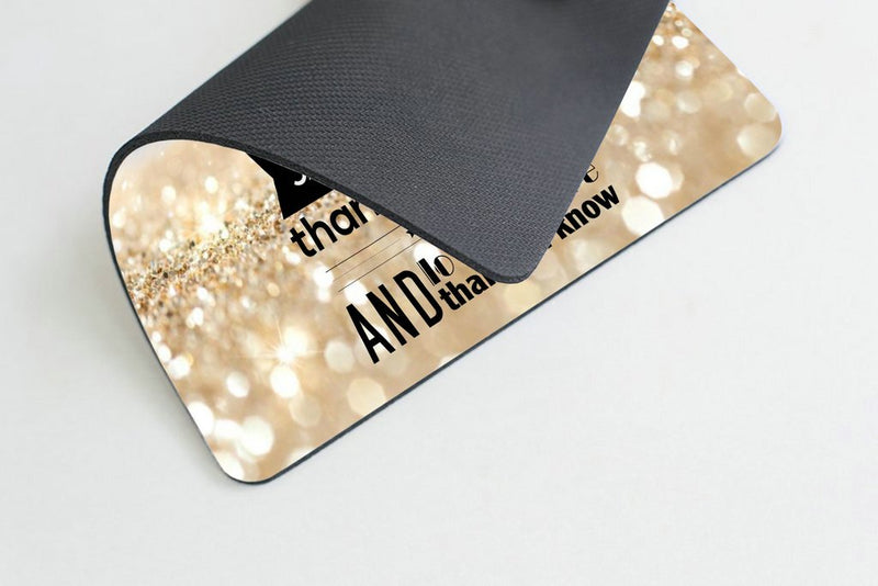 [Australia - AusPower] - Smooffly Life Quote Mouse Pad Custom,Always Remember You are Stronger Braver Smarter 9.5X7.9 inches Mouse Pad SM-28 