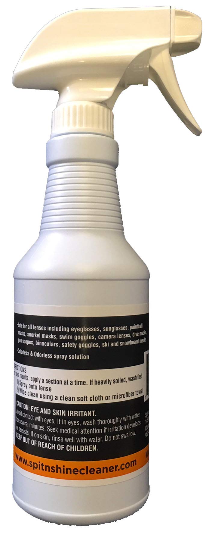 [Australia - AusPower] - Spit n Shine Anti Fog Spray 16 oz. Prevents Fogging of Goggles, Masks, Sunglasses, Eyeglasses, Hockey Shields, Binoculars & Scopes 