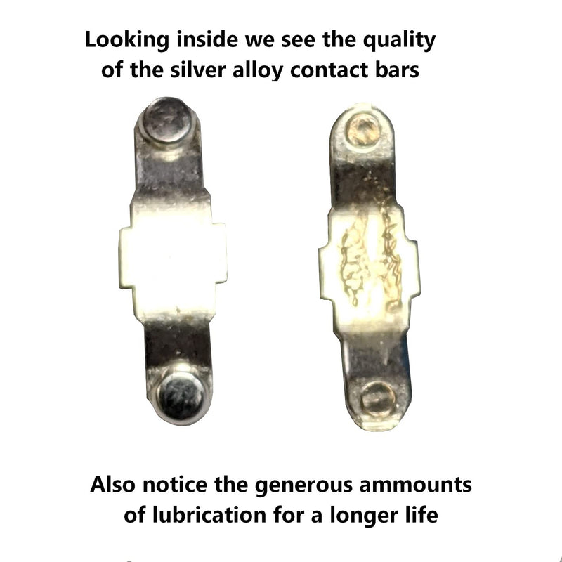 [Australia - AusPower] - IndusTec Double Pole Double Throw 2 Position Latching Maintained 6 Pin Toggle Switch 20 Amps at 120 VAC 
