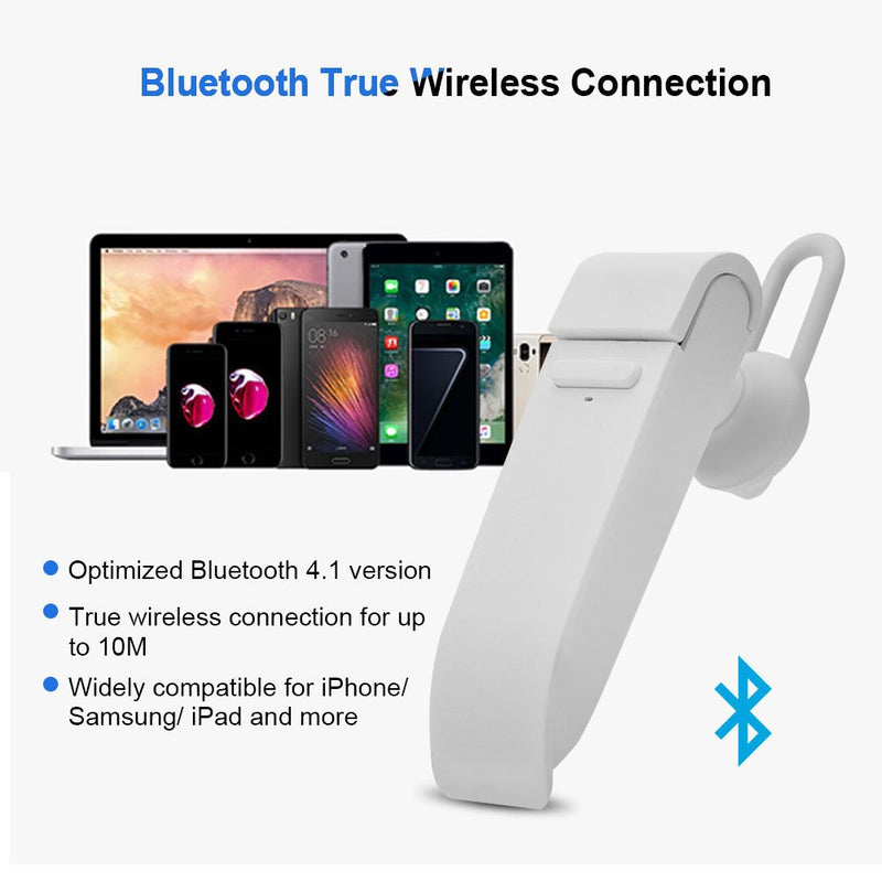 [Australia - AusPower] - Eboxer Smart Language Translation Devices, Bluetooth Multi-Language Translator Earphone, 16 Language Translator earpiece with APP for iPhone/for Samsung/for iPad and More(White) 