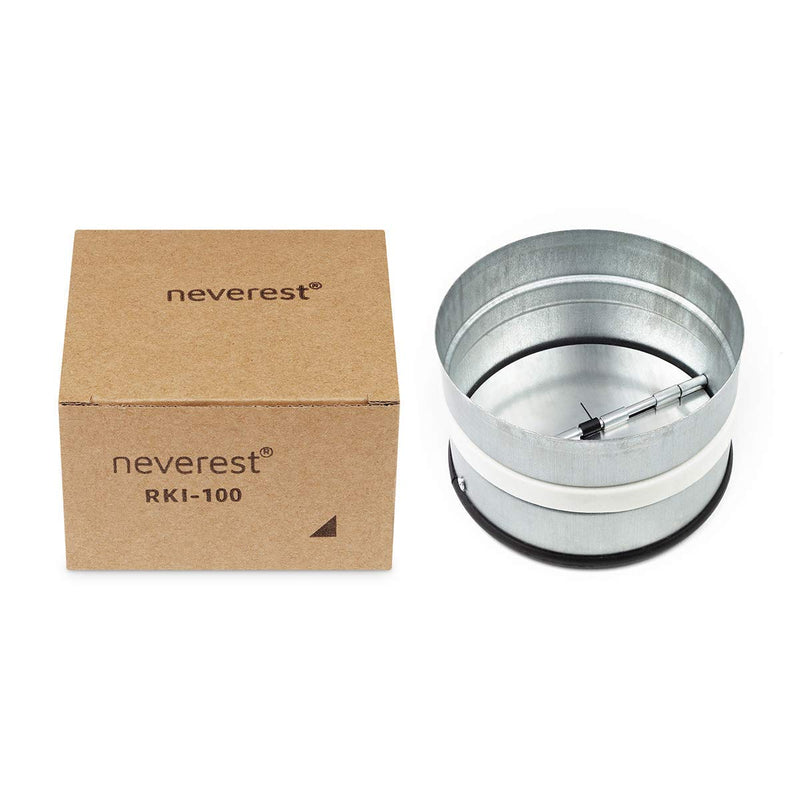 [Australia - AusPower] - neverest - RKI 4“ - Backdraft Damper Shutter Inline for 4 Inch Dryer Duct for Retrofitting 4 Inch Ducting Prevents Unwanted Drafts in Metal Ducts in Line Draft Blocker 