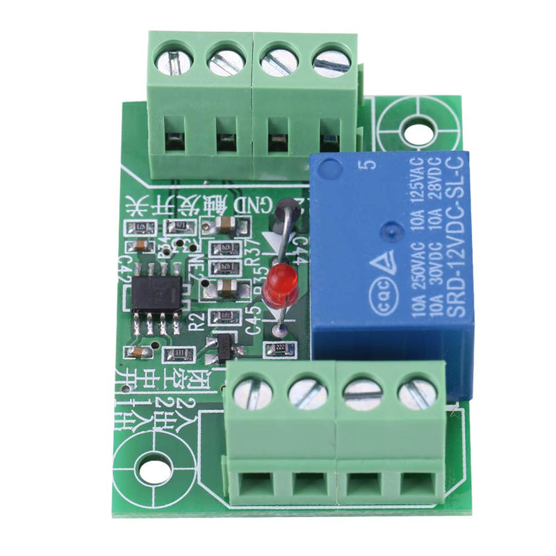 [Australia - AusPower] - Relay Module, Bistable Switch with Screw Terminals Bistable Circuit Relay, DC 12V Easy to Use Convenient for 12V DC Trigger Switch 