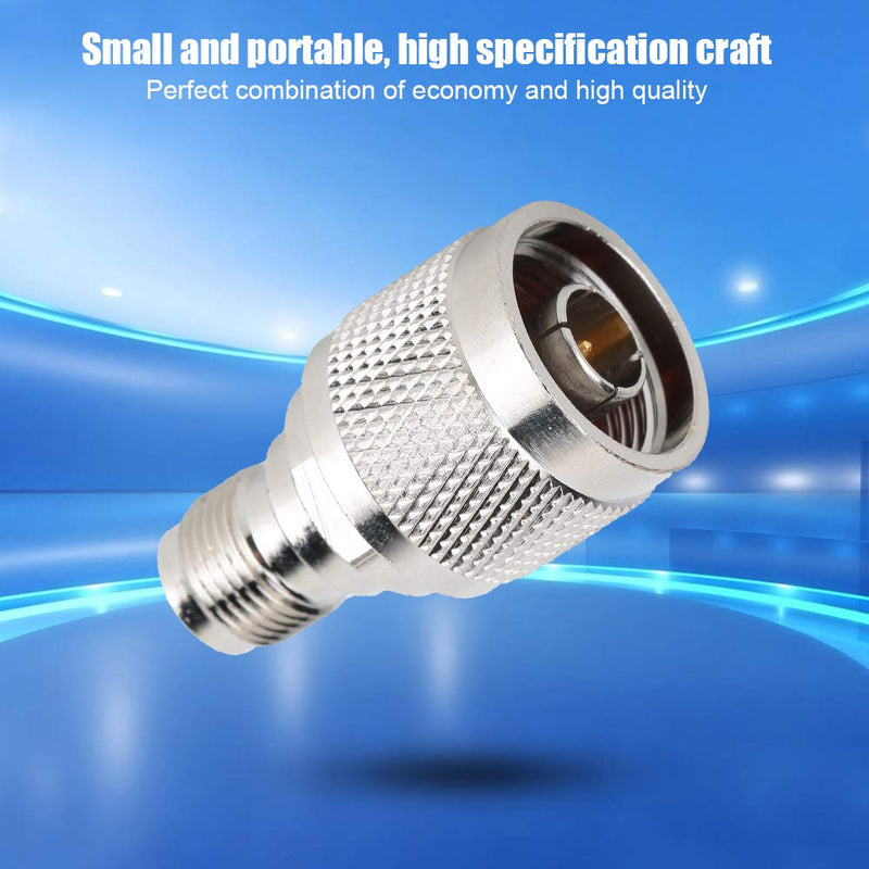 [Australia - AusPower] - ASHATA Straight Adapter Connector,2PCS N Male to TNC Female Adapter,High Performance Portable Gold-Plated Connector,Convenient and Easy to Use 