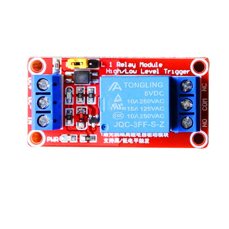 [Australia - AusPower] - LGDehome 5v 1 Channel Relay Board Relay Switch Module with Opto-Isolated High or Low Level Trigger with 30pcs Multicolored Dupont Wire(Pack of 2) 
