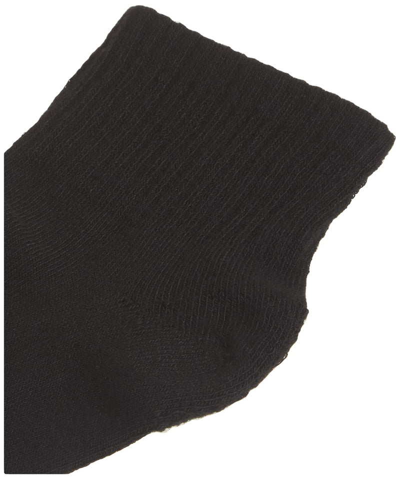 [Australia - AusPower] - Hanes Womens Cool Comfort Toe Support Ankle Socks, 6-pair Pack Shoe Size: 5-9 Black/White Vent 