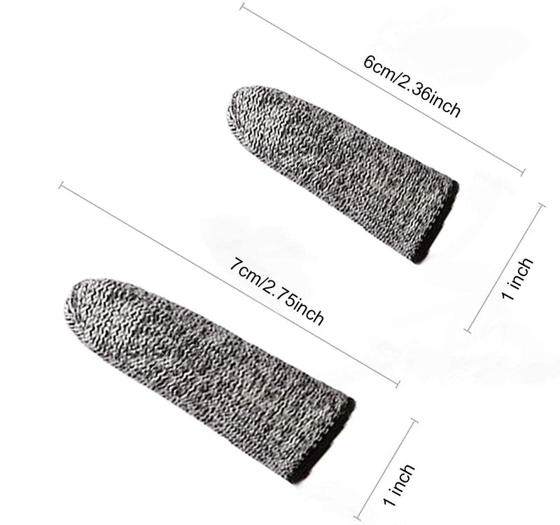 [Australia - AusPower] - 40 PCS Finger Cots Cut Resistant Protector, Finger Covers for Cuts, Gloves Life Extender, Cut Resistant Finger Protectors for Kitchen, Work, Sculpture, Anti-Slip, Reusable 40 Count (Pack of 1) 