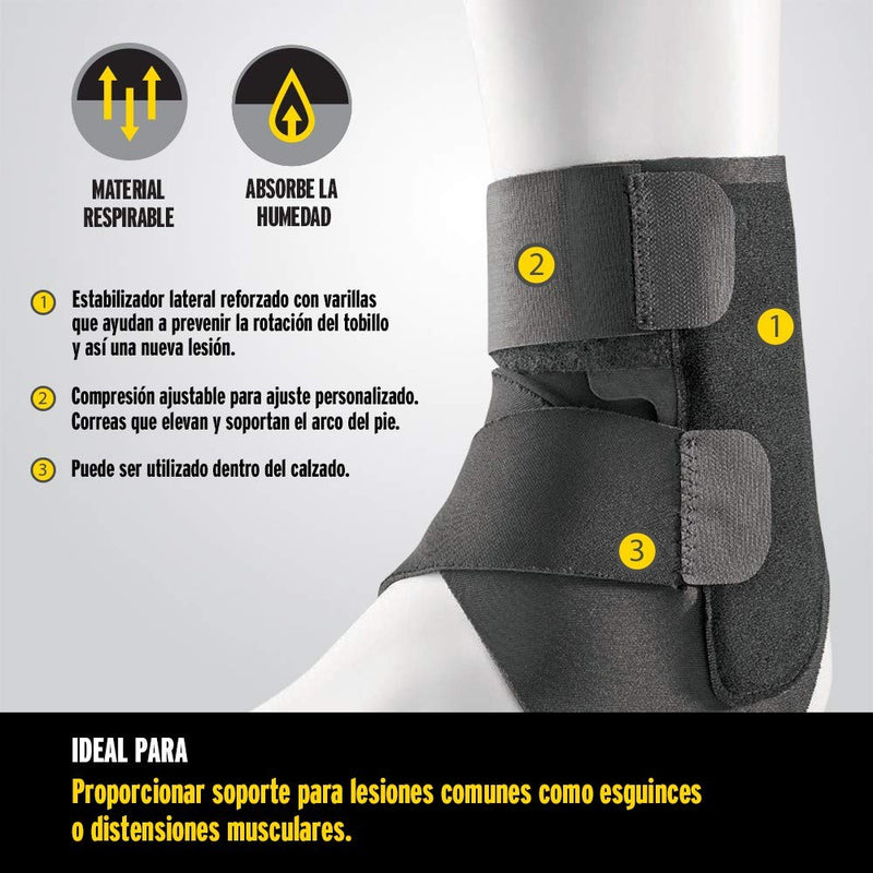 [Australia - AusPower] - Futuro - 70005248177 Sport Deluxe Ankle Stabilizer, Moderate Stabilizing Support, Adjust to Fit 