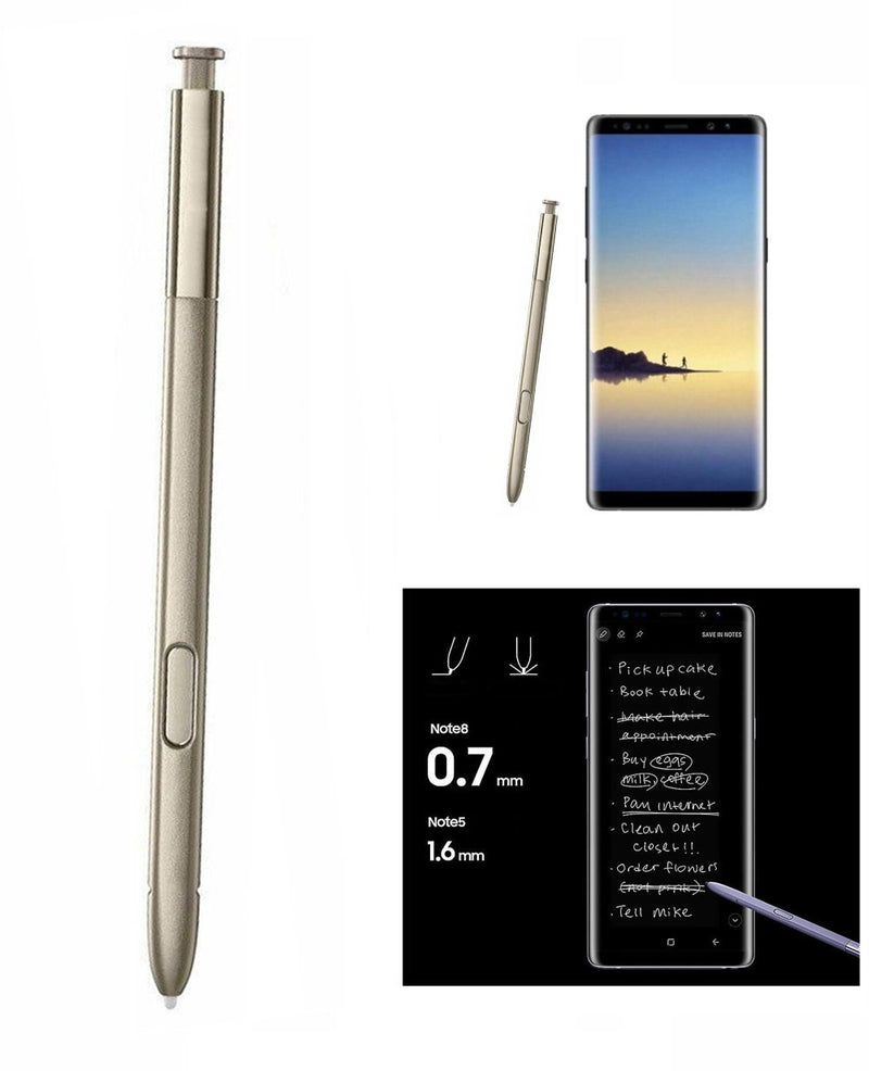 [Australia - AusPower] - Relacement Touch Stylus S Pen for Galaxy Note 8 N950U N950W N950FD N950F Note8 All Versions (Gold) 