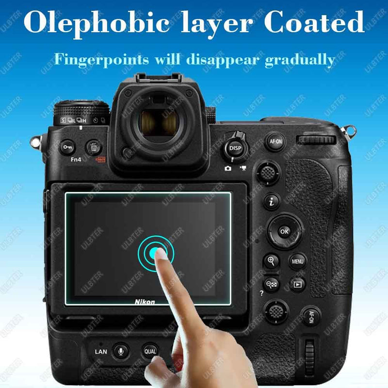 [Australia - AusPower] - Screen Protector for Nikon Z 9 Z9 + Top Screen [2+2Pack], ULBTER Tempered Glass Cover 0.3mm 9H Hardness Anti-Scrach Anti-Fingerprint Anti-Bubble 