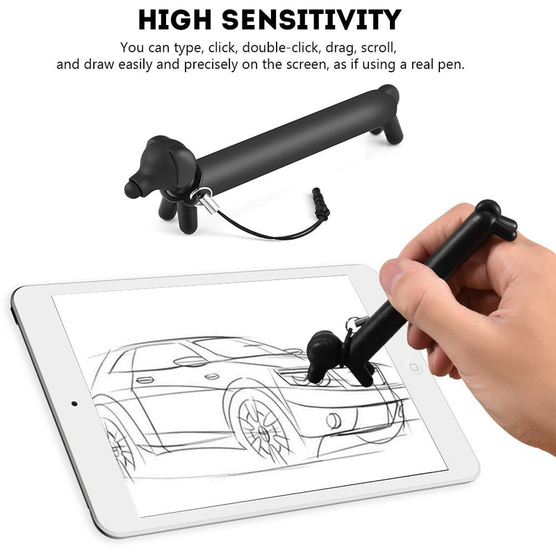 [Australia - AusPower] - Stylus Pen, Universal Dog-Type Replacement Capacitive Touch Screen Touch Pen Stylus Pencil for Phone/ Tablet Drawing & Writing(Dachshund Type) Dachshund Type 
