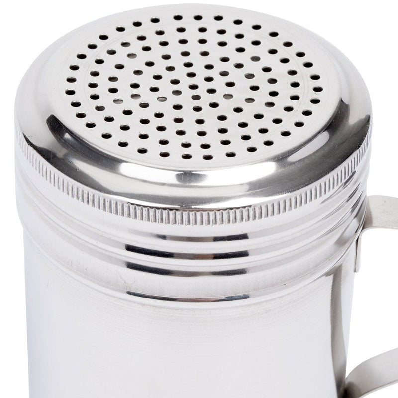 [Australia - AusPower] - 10 Oz Stainless Steel Dredge Shaker with Handle, Spice Dispenser for Cooking/Baking by Tezzorio 1 