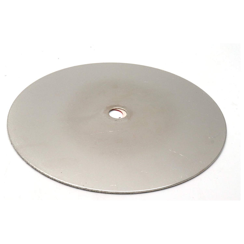 [Australia - AusPower] - Rannb 60 Grit Flat Lap Disk Wheel Electroplated Diamond Coated Jewelry Polishing Tool for Gemstone Glass Rock Ceramics - 6-inch Outside Dia 6-inch 60 Grit 